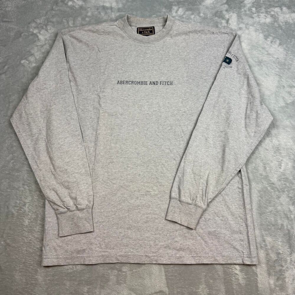 Abercrombie-fitch Men's Grey Shirt